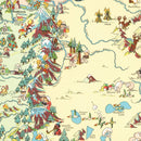 Vintage Map of Oregon 1935