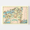 Vintage Map of New York 1935