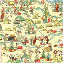 Vintage Map of Nebraska 1935