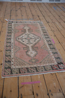 2.5x5 Vintage Distressed Oushak Rug Runner