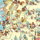 Vintage Map of Mississippi 1935