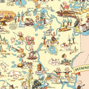 Vintage Map of Minnesota 1935