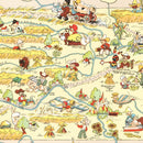 Vintage Map of Kansas 1935