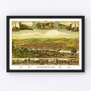 Vintage Map of New Brighton, Pennsylvania 1883