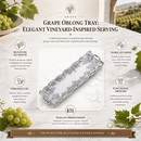 Grape Oblong Tray by Arthur Court Designs