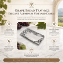 Grape Bread Tray 6x12 by Arthur Court Designs