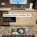 Barq's and Magnolia Memory Foam Kitchen Mat Machine Washable Anti-Fatigue Cushion Comfort Bath or Kitchen Rug