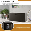 31/73/100 Gallon All Weather Storage Container with Lockable Lid by LJGDeals