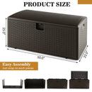 31/73/100 Gallon All Weather Storage Container with Lockable Lid by LJGDeals