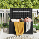 100 Gallon Resin Deck Box Outdoor Waterproof Storage Bench by LJGDeals