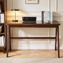 100% Solid Rubber Wood Computer Desk, Retro
