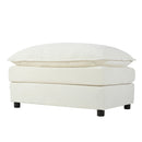 Modern Comfy Deep Seat Modular Sectional Sofa Cloud Couch With Ottoman by HouseOfZazla