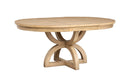 Coventry - Extendable 48" Round Dining Table - Honey Maple