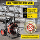 [100FTX3/8"] Electric Sewer Drain Cleaner Snake Clog Machine W/ Cutter (SAK53785)