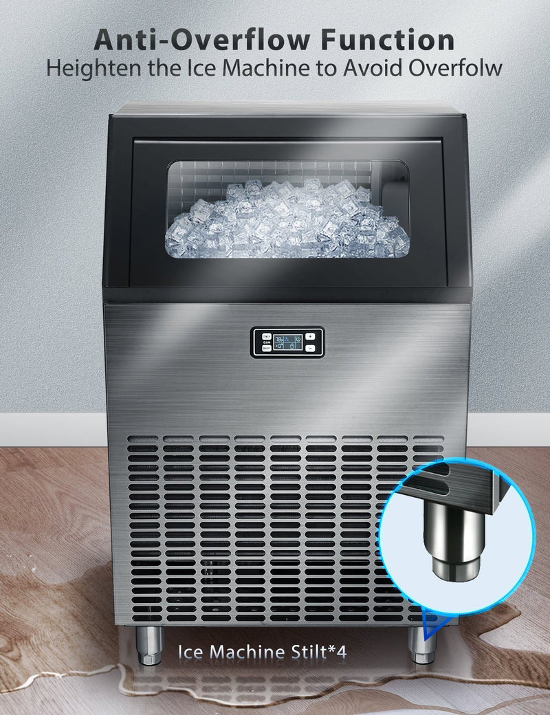 100LBS/200LBS/265LBS  Freestanding Commercial Ice Maker Z5845A