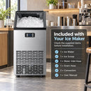 100LBS/200LBS/265LBS  Freestanding Commercial Ice Maker Z5845A
