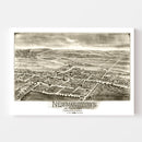 Vintage Map of Newmanstown & Sheridan, Pennsylvania 1898