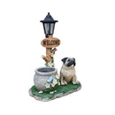 Sitting Pug Dog Planter Statue by HouseOfZazla