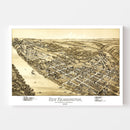 Vintage Map of New Kensington, Pennsylvania 1896