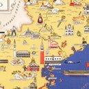 Vintage Map of Veneto Italy, 1938