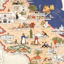Vintage Map of Abruzzi e Molise Italy, 1938