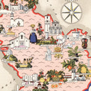 Vintage Map of Lucania Italy, 1938