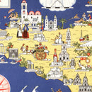 Vintage Map of Sicily Italy, 1938
