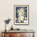 Vintage Map of Sardinia Italy, 1938