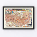 Vintage Map of Grand Canyon 1931