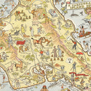 Vintage Map of Oahu, 1933