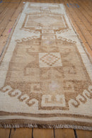 RESERVED 3.5x11 Vintage Distressed Kurd Rug Runner