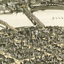 Vintage Map of Oil City, Pennsylvania 1896