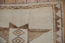 3.5x11.5 Vintage Distressed Kurd Rug Runner