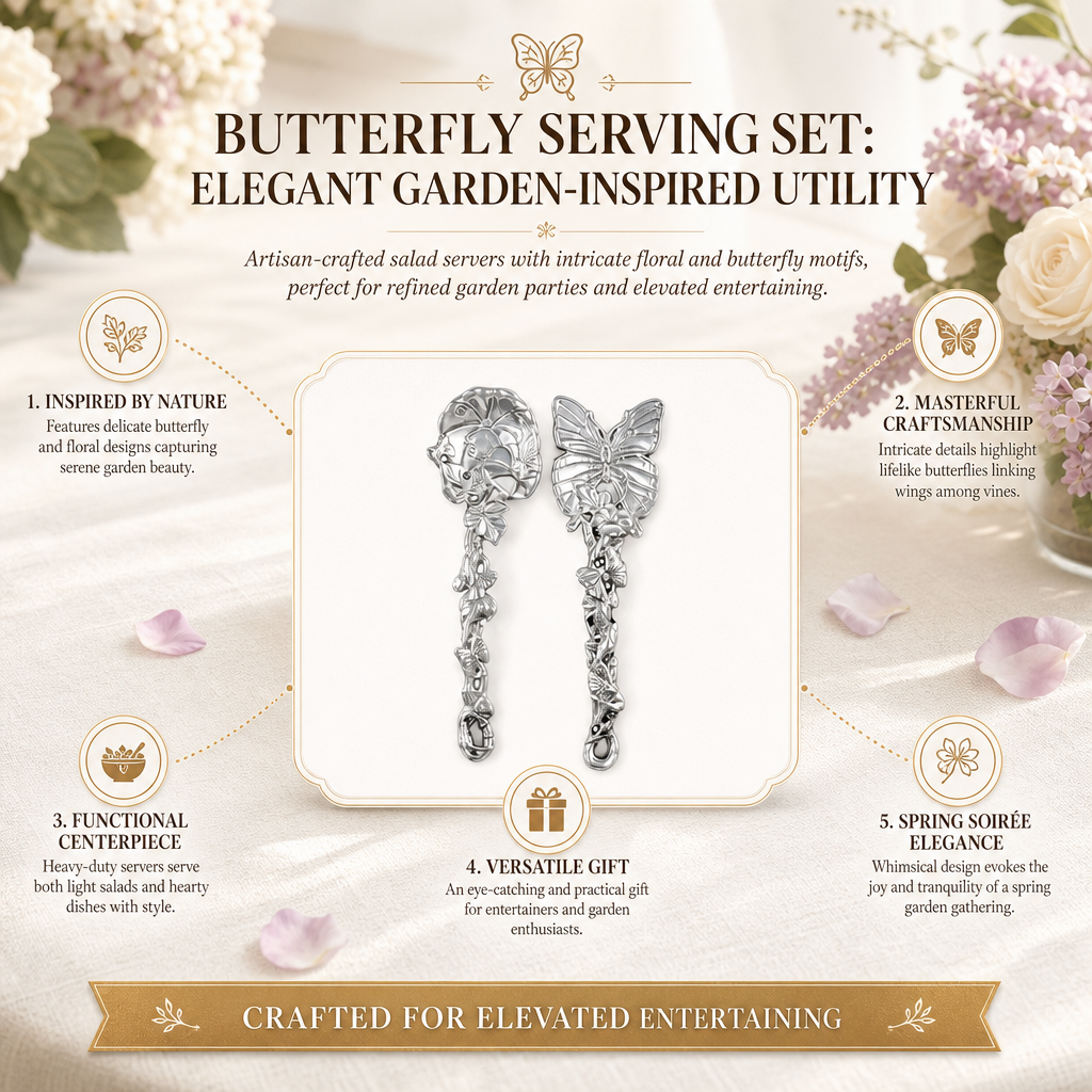Butterfly Serving Set, photo 4 of 9