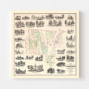 Vintage Map of Great Barrington, Massachusetts 1854