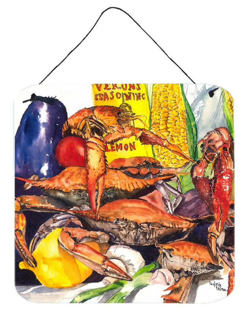 Veron's and Crabs Aluminium Metal Wall or Door Hanging Prints