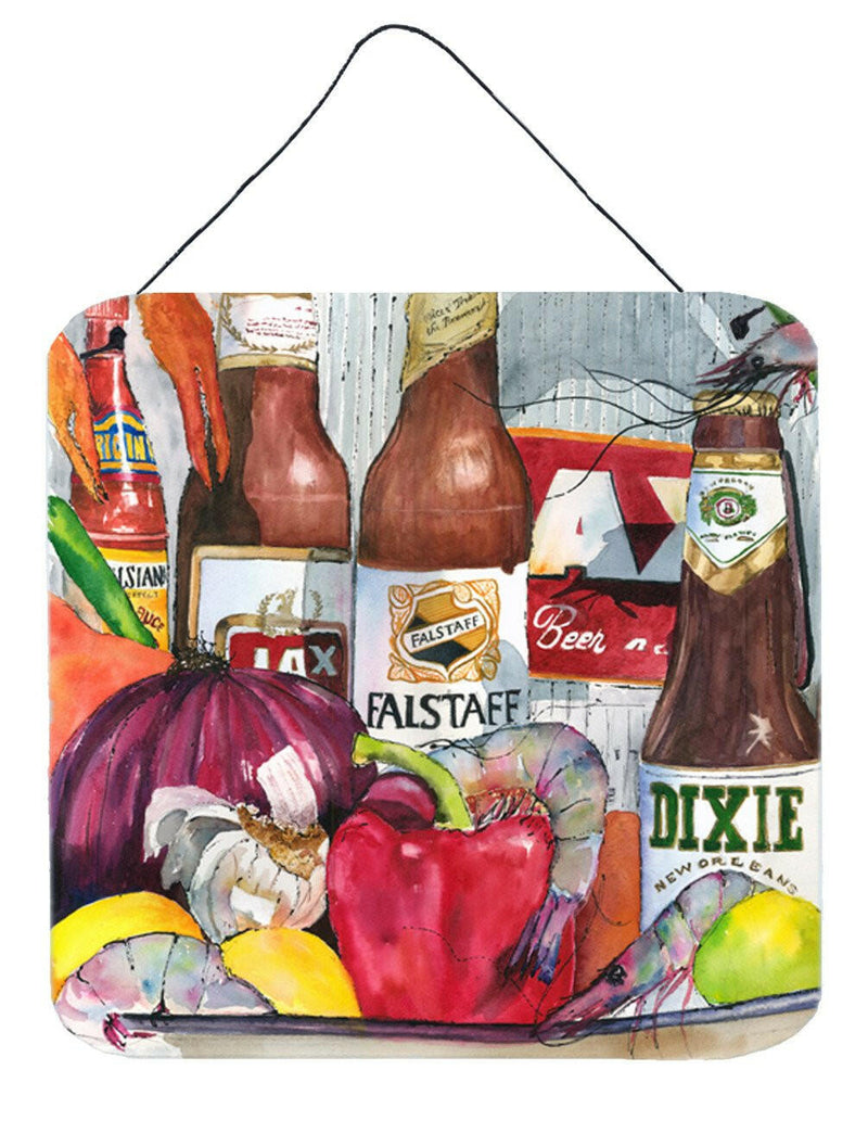 New Orleans Beers and Spices Aluminium Metal Wall or Door Hanging Prints 1017