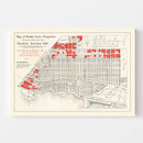 Vintage Map of Pacific Grove, California 1919