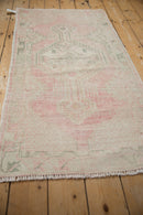 2.5x5 Vintage Distressed Oushak Rug Runner