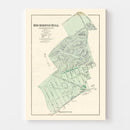 Vintage Map of Richmond Hill Queens, New York 1873
