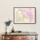 Vintage Map of Ravenswood Long Island, New York 1873