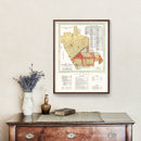 Vintage Map of Beverly Hills, California 1937