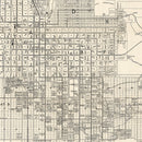 Vintage Map of Salt Lake City, Utah 1909