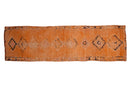 3x10 Vintage Distressed Kurd Rug Runner