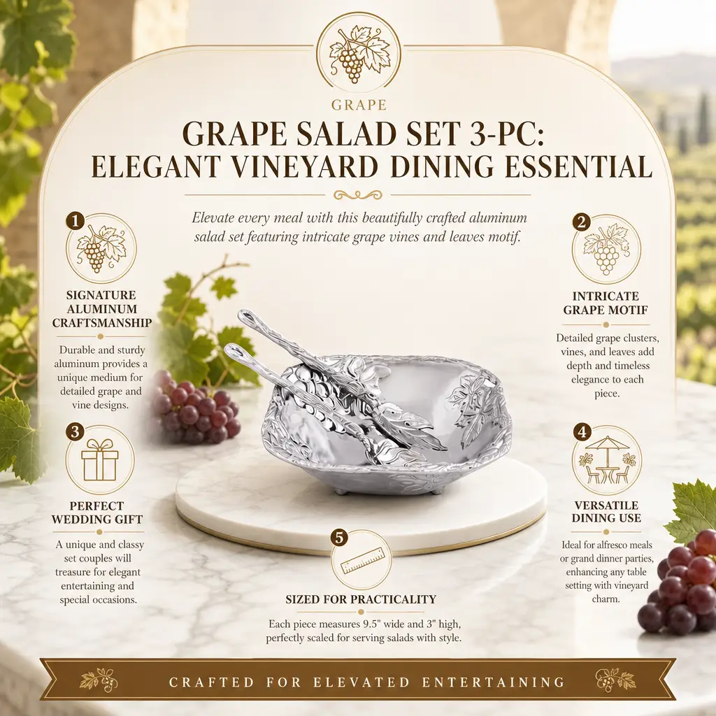 Grape Salad Set 3-Pc, photo 6 of 6