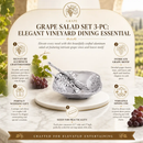 Grape Salad Set 3-Pc by Arthur Court Designs