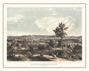 Vintage Map of Manchester, New Hampshire 1855