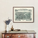 Vintage Map of Exeter, New Hampshire 1896