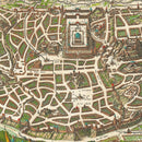 Vintage Map of Jerusalem, Israel 1645