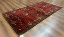 Afghan Rug 3x7, Balouch Carpet, Tribal Rug, Red, New